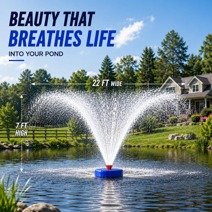 Remote-Controlled Automatic Floating Pond Aerator
