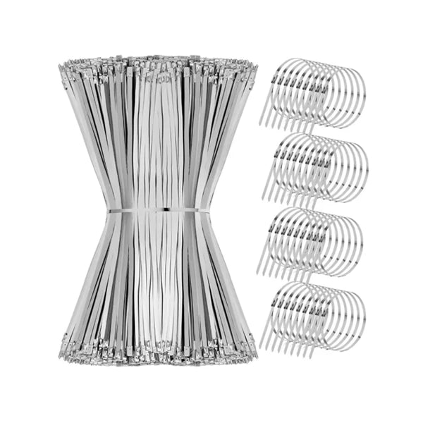 200 Pcs Heavy Duty 304 Stainless Steel Zip