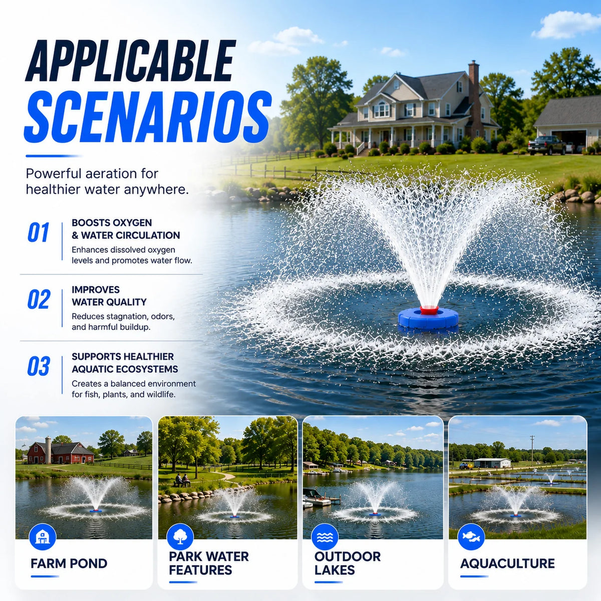 Remote-Controlled Automatic Floating Pond Aerator
