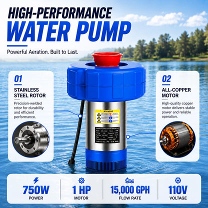 Remote-Controlled Automatic Floating Pond Aerator