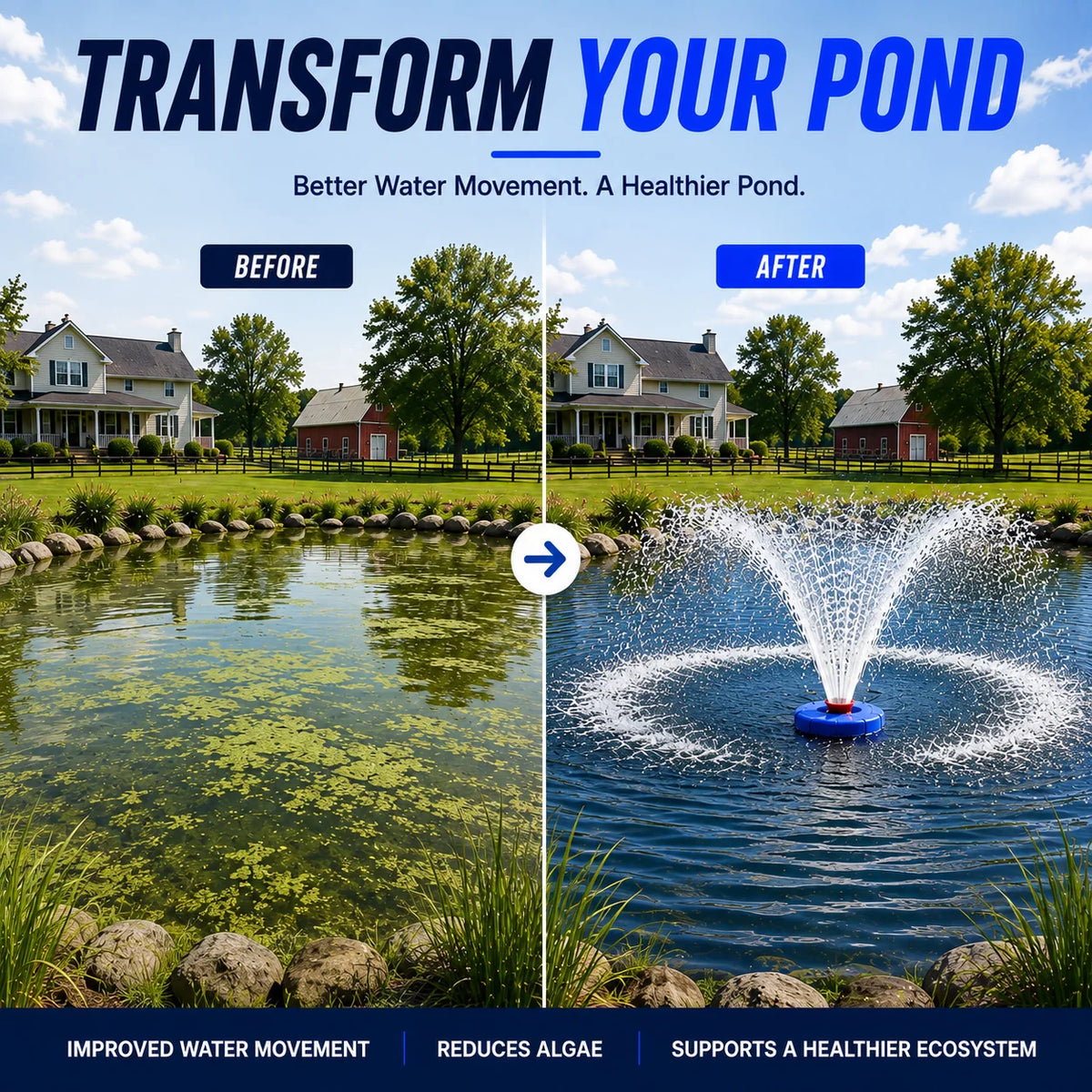Remote-Controlled Automatic Floating Pond Aerator