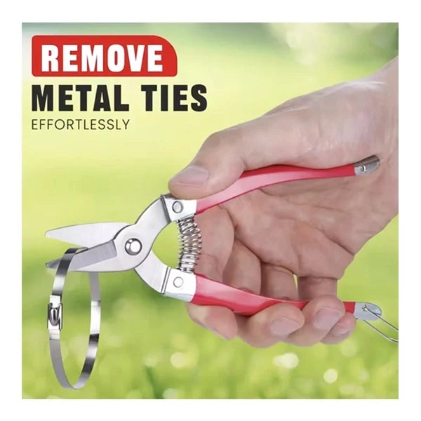 Stainless Steel Cable Tie Gun with Metal Zip Ties