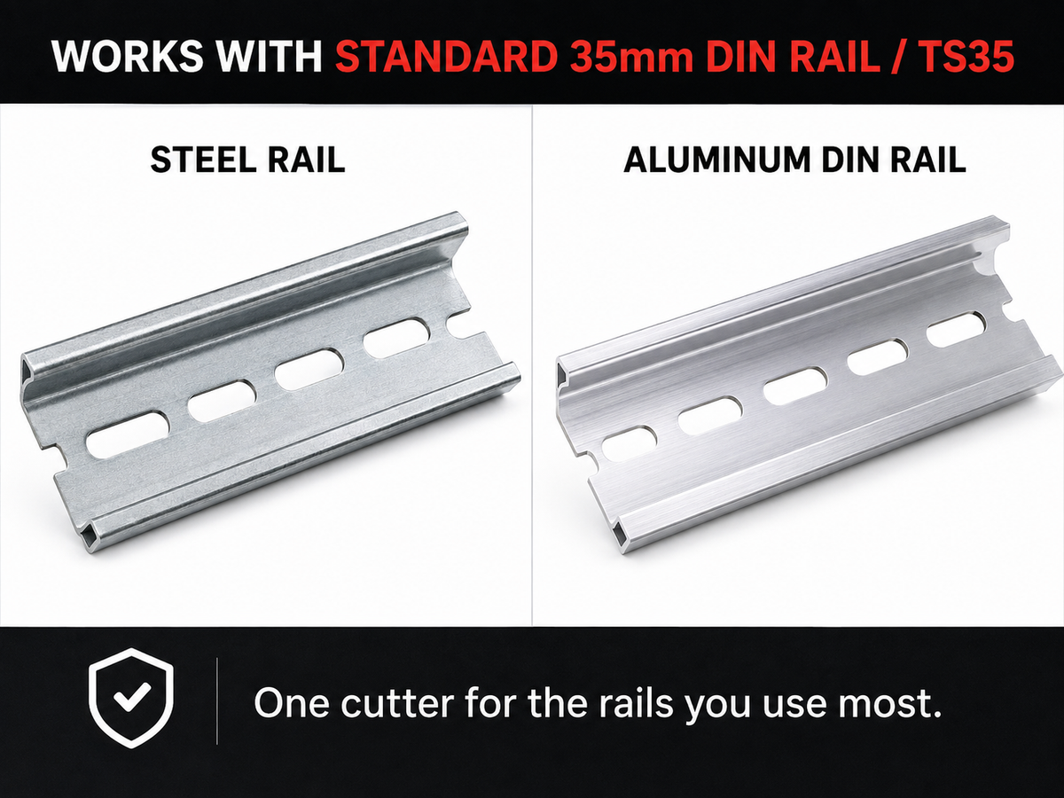 RailForge™ 20V Cordless DIN Rail Cutter