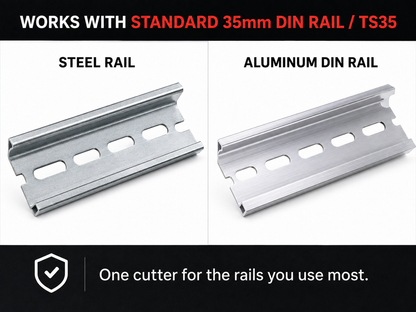 RailForge™ 20V Cordless DIN Rail Cutter