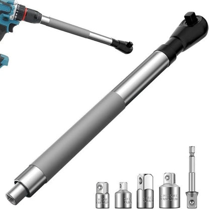 Heavy-Duty 72-Tooth Ratcheting Wrench Extender – 1/2" Drive