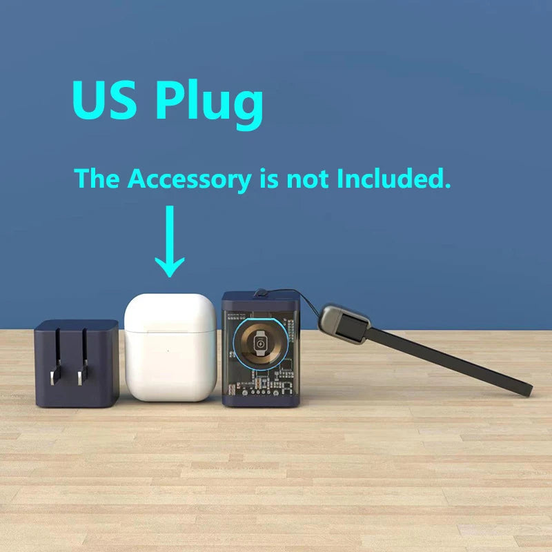 3-in-1 20W Fast Charging Power Bank with Wireless Charger for Apple Watch & Phones