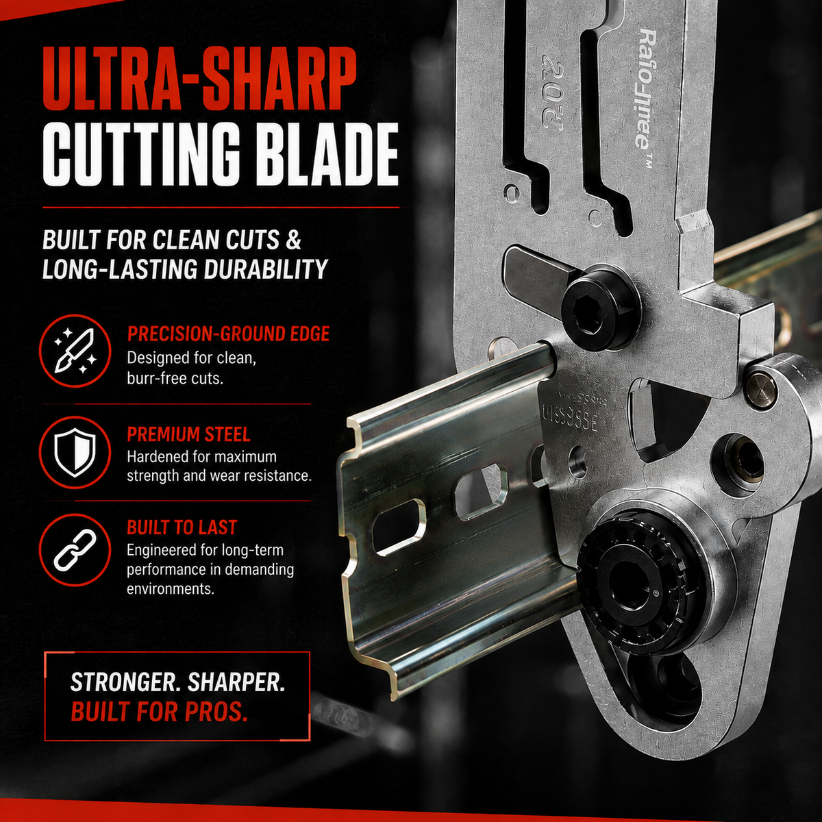 RailForge™ 20V Cordless DIN Rail Cutter