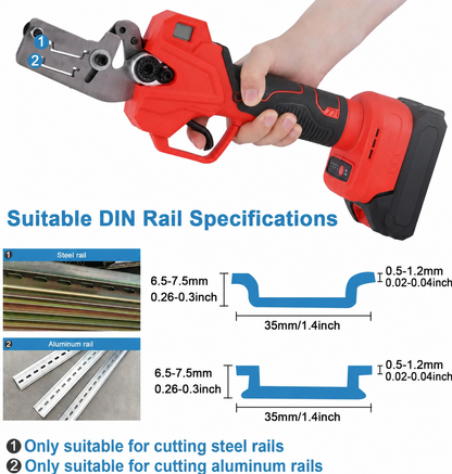 RailForge™ 20V Cordless DIN Rail Cutter