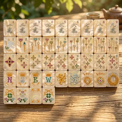 The Pearl Collection – Luxury American Mahjong Set -  160 Tiles