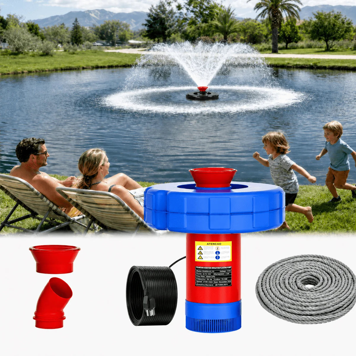 Remote-Controlled Automatic Floating Pond Aerator