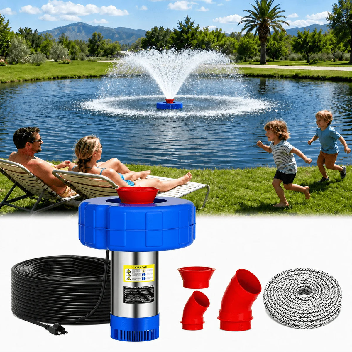 Remote-Controlled Automatic Floating Pond Aerator
